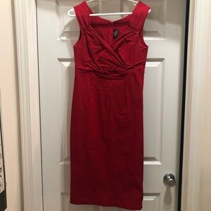 Rock Steady Red Wiggle Dress